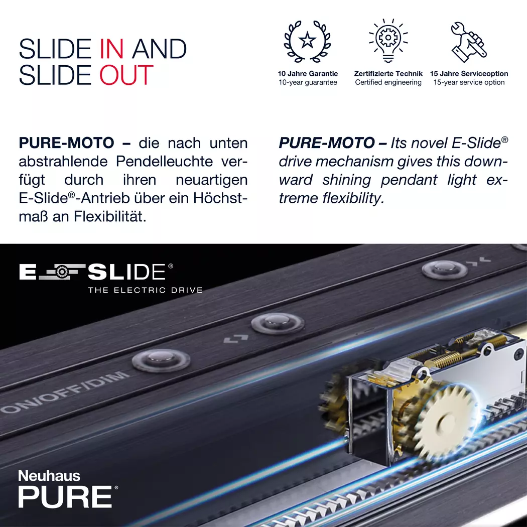 LED-Pendelleuchte Pure Moto