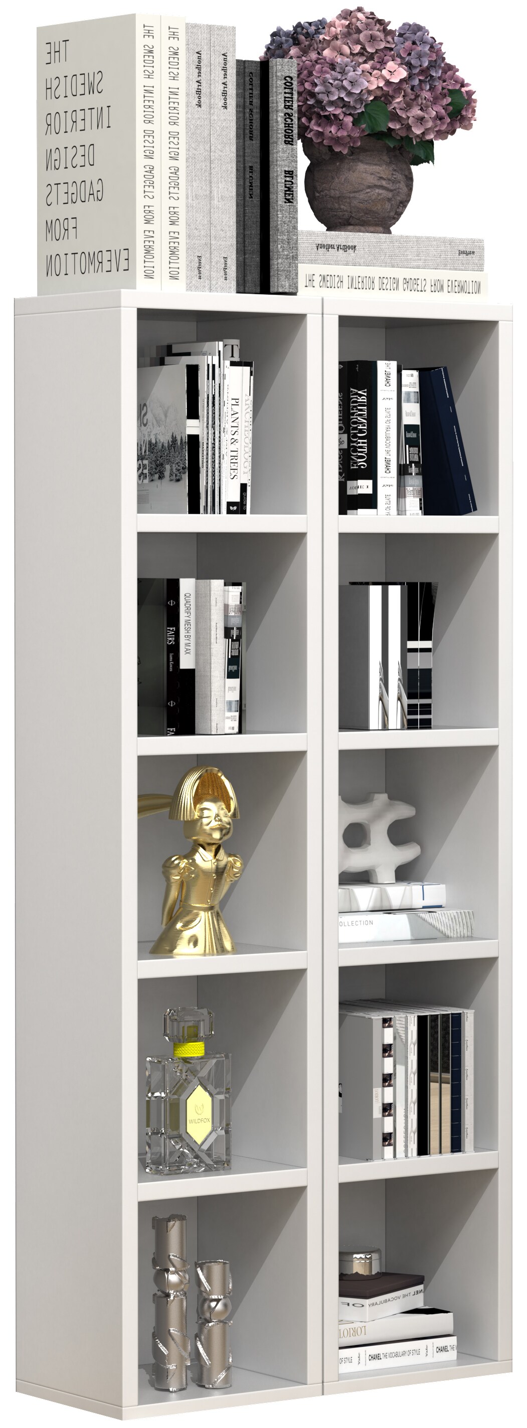VCM Holz CD DVD Stand Aufbewahrung Standregal Bücherregal Deko Regal Megosa S