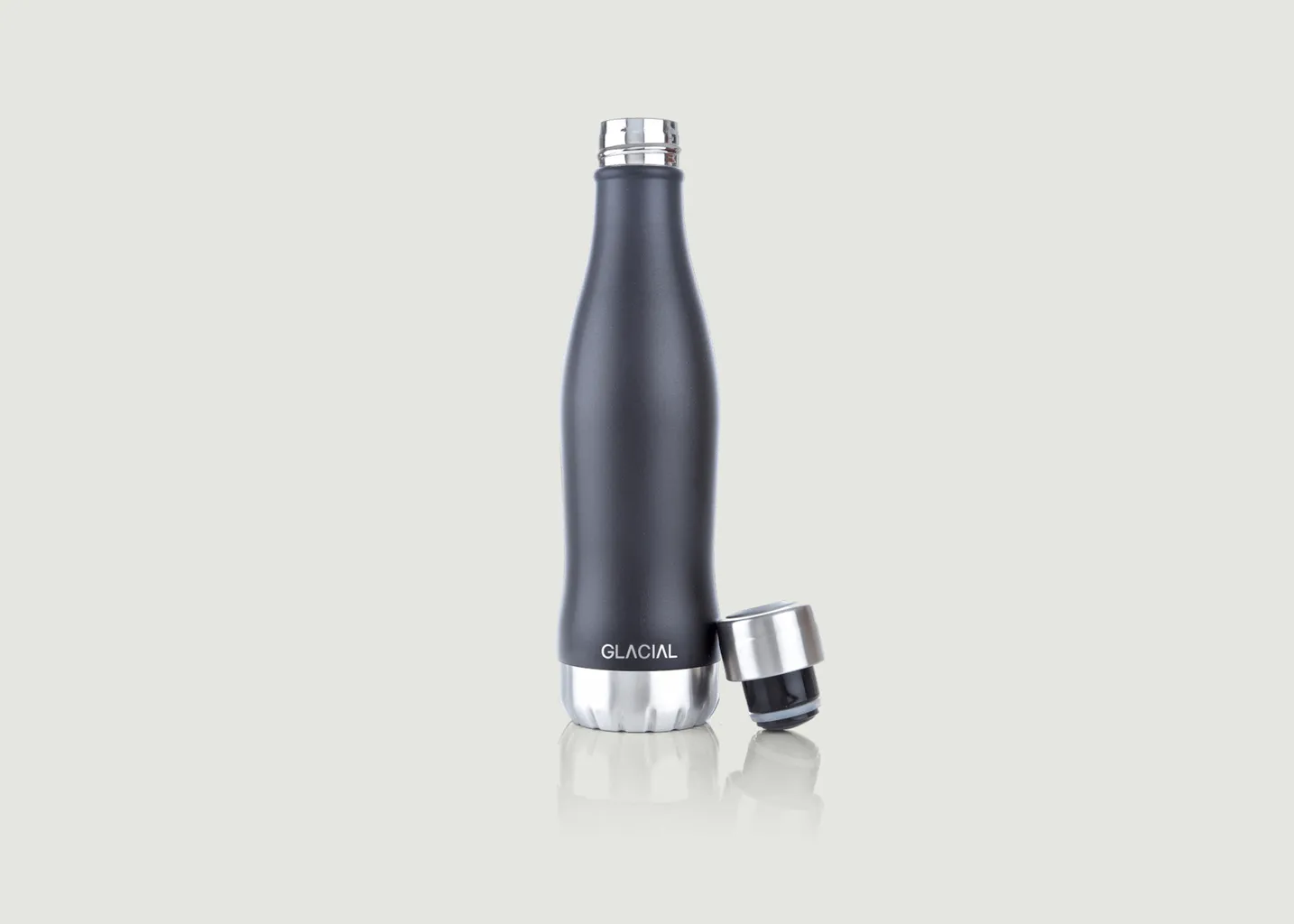 Gourde Matte Black 400ml Glacial