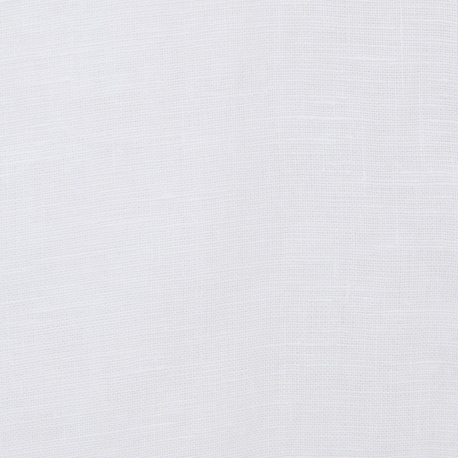Chemise regular unie lin Blanc