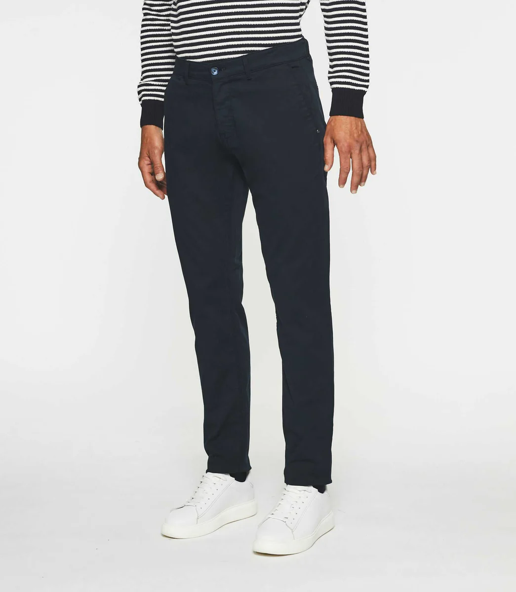 Pantalon chino slim marine VALOR