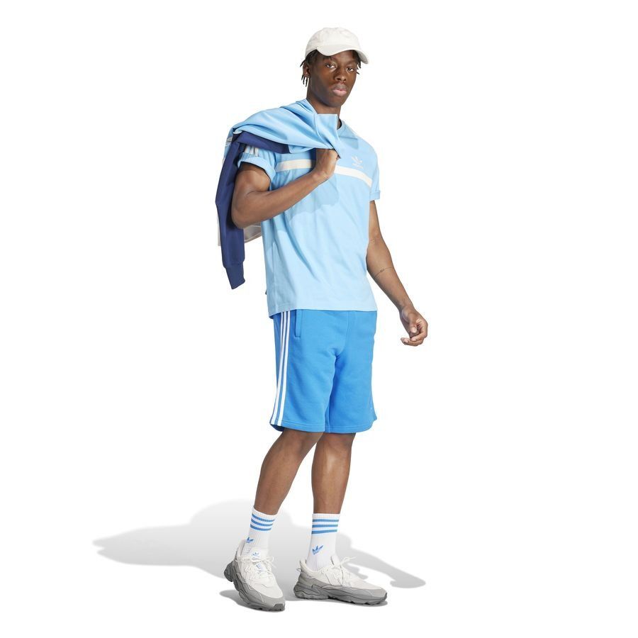 adidas Originals T-Shirt - Bleu Ciel/Blanc