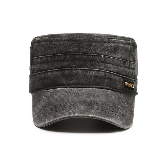 Retro Denim Kasket til Herrer Sort