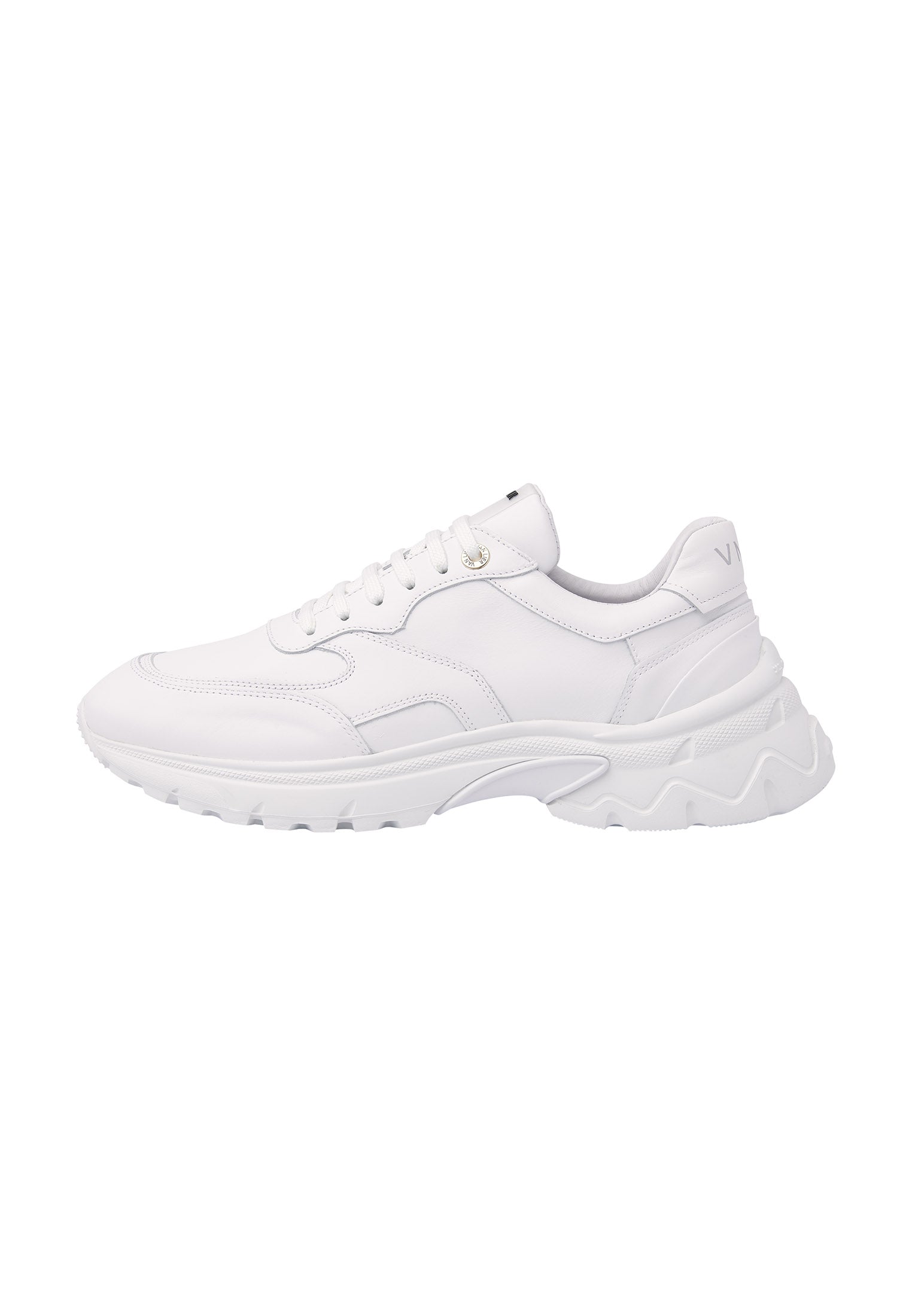 Wit gladleren Lambo sneaker