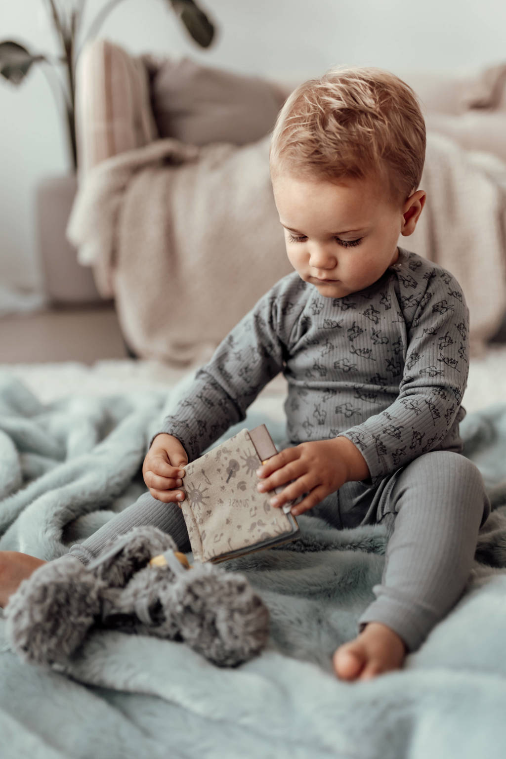 Snoozebaby pyjama cloudy grey