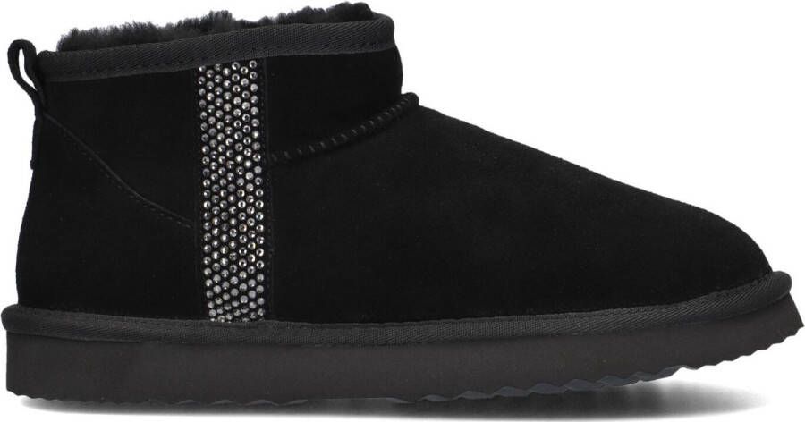 LINA LOCCHI Vachtlaarzen Dames Extreme Glitter Low Maat: 36 Materiaal: Suède Kleur: Zwart