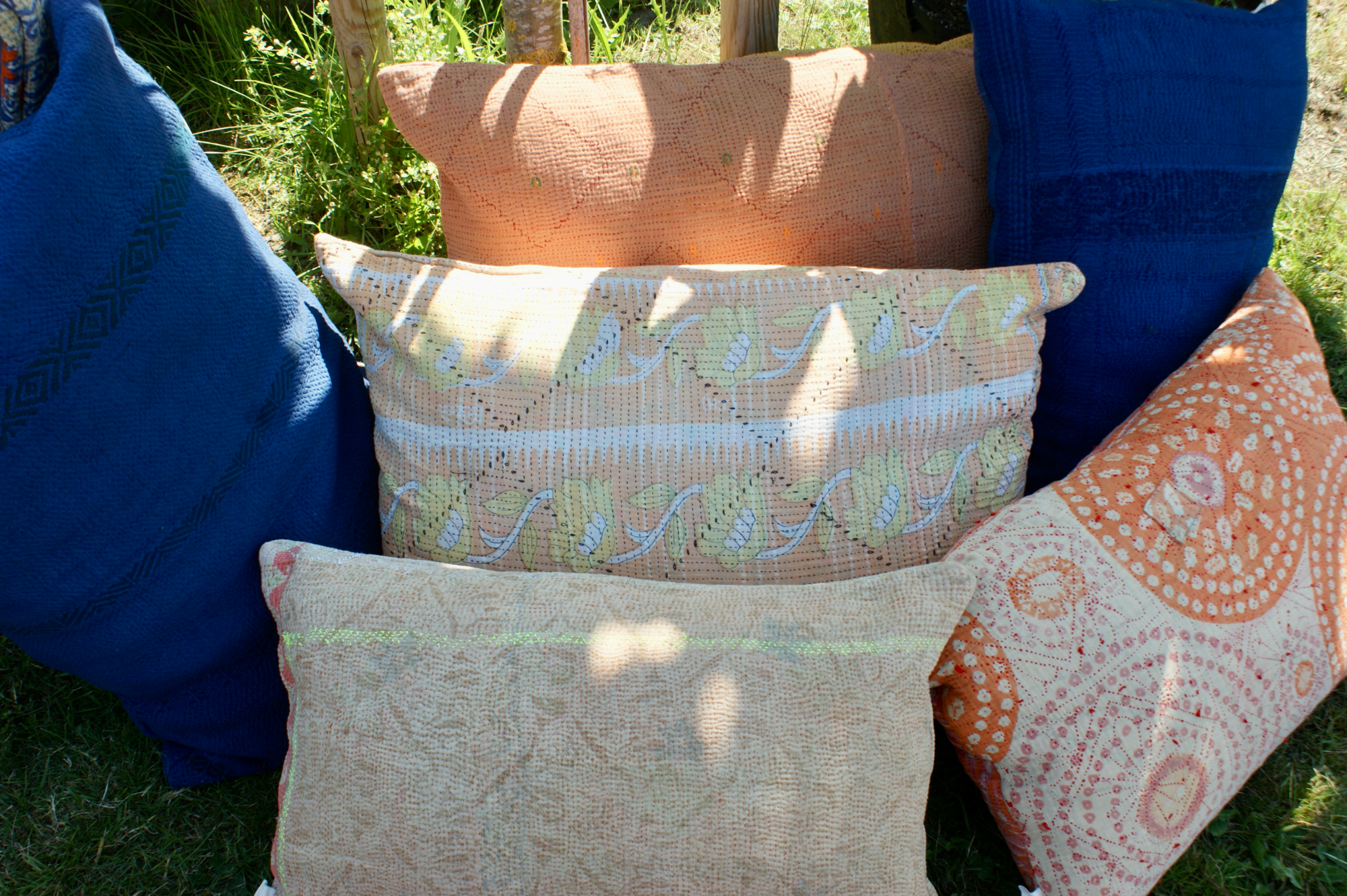 Kussen Kantha vintage 50x70 cm #25