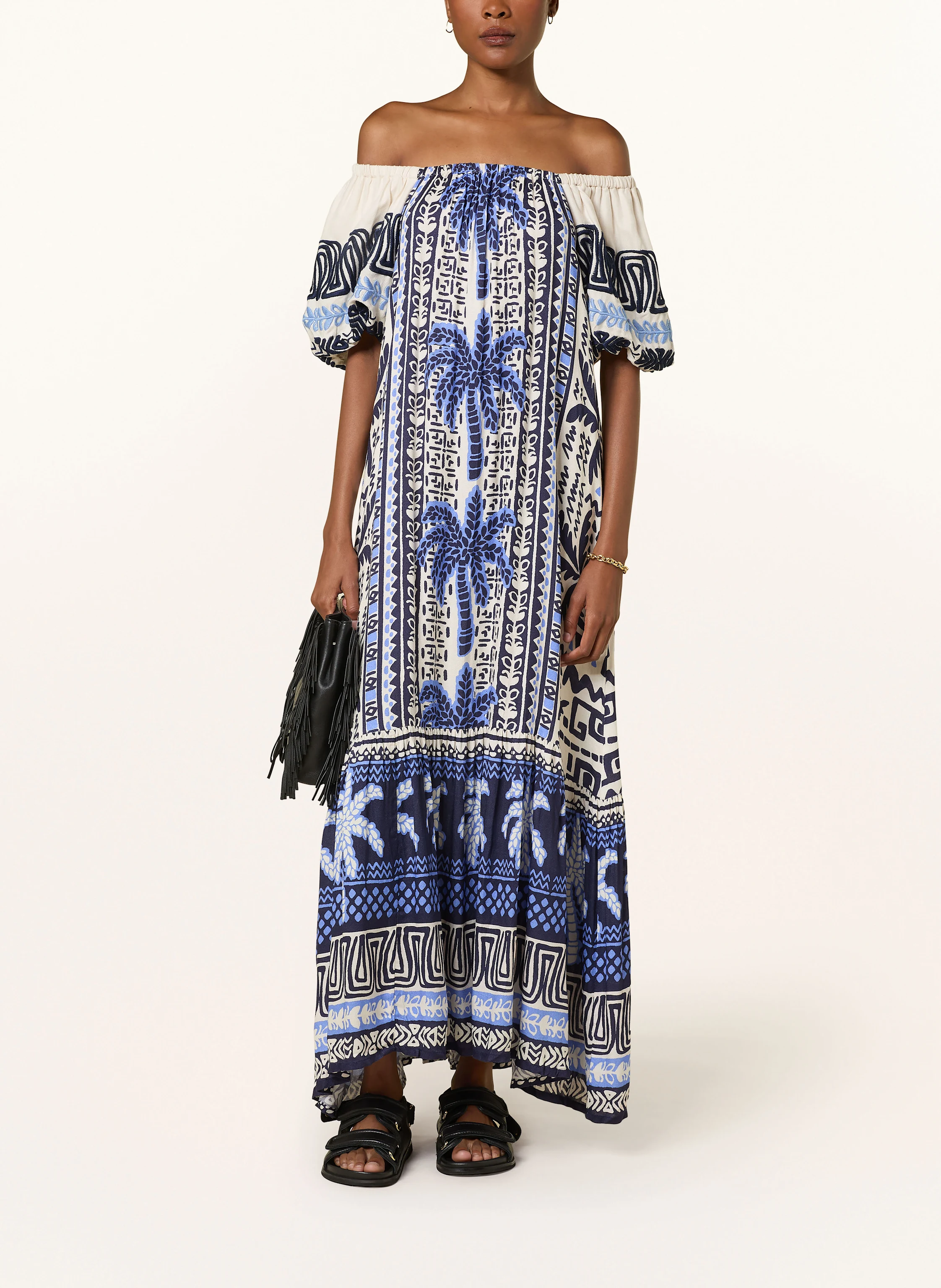 MISS JUNE Off-Shoulder-Kleid