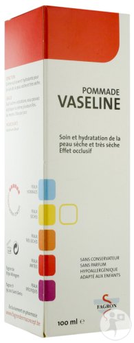 Fagron Vaseline Pommade Soin Et Hydratation De La Peau Sèche Et Très Sèche Effet Occlusif 100ml