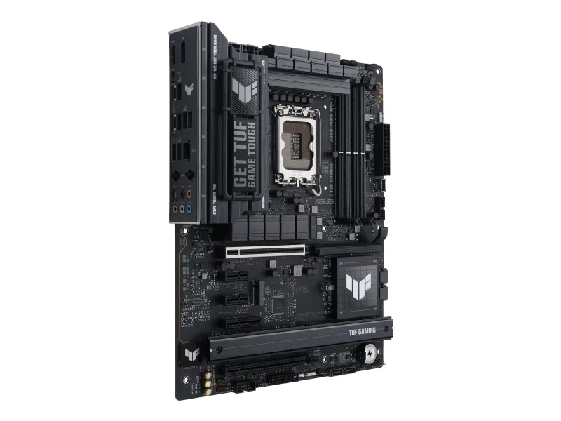 ASUS TUF GAMING Z890-PLUS WIFI - Bundkort - ATX - LGA1851 sokkel - Z890 Chipset - USB4, USB-C 3.2 Gen 2x2, USB 3.2 Gen 2, USB 3.2 Gen 1 - Wi-Fi 7, Bluetooth, 2.5 Gigabit LAN - onboard grafik (CPU påkrævet) - HD Audio (8-kanaler)