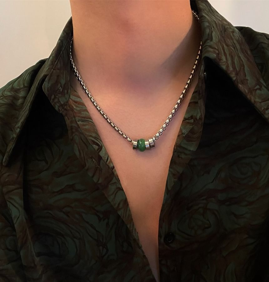 Lilafey - Kralenhangerketting