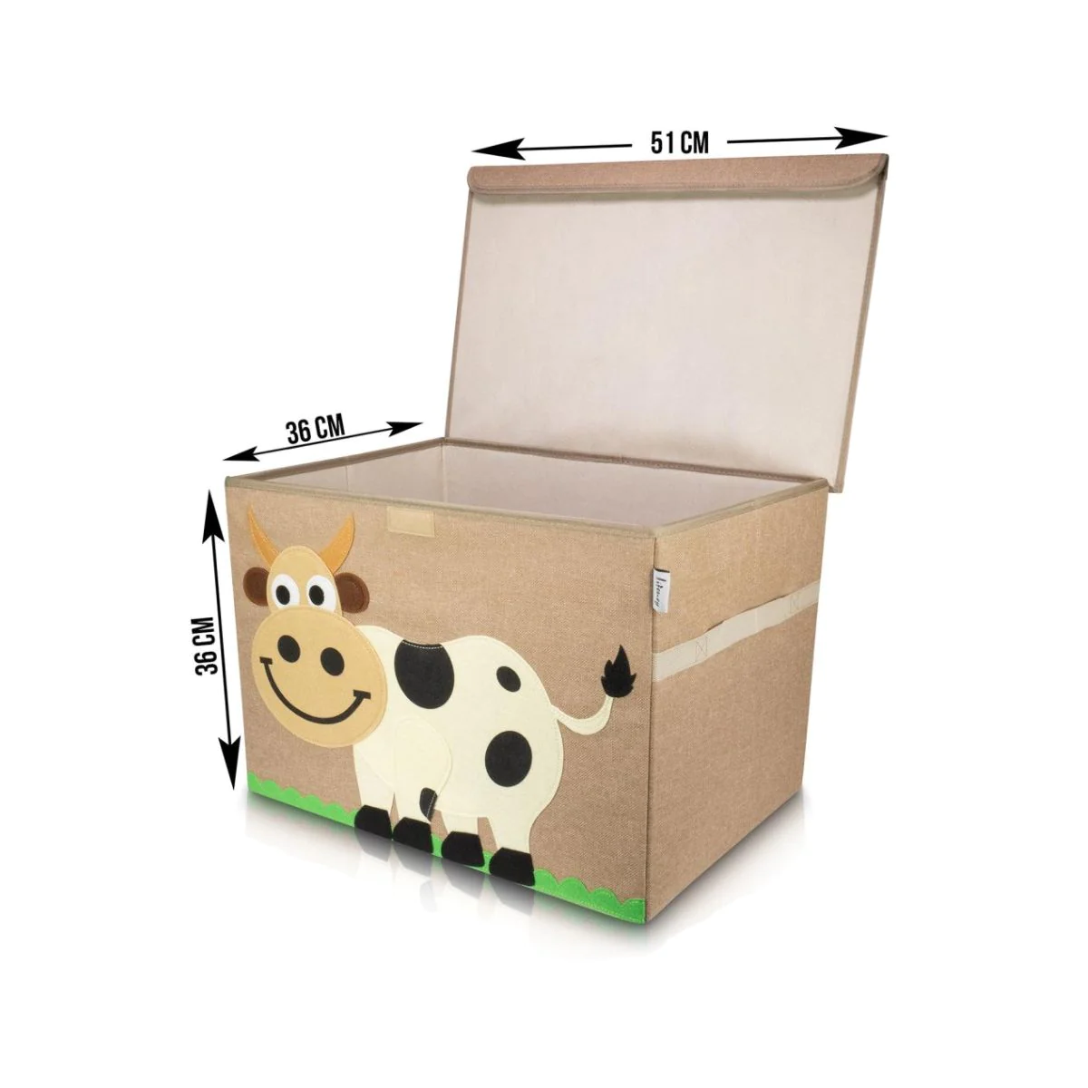 Boîte de rangement en tissu pour enfant grand modèle 