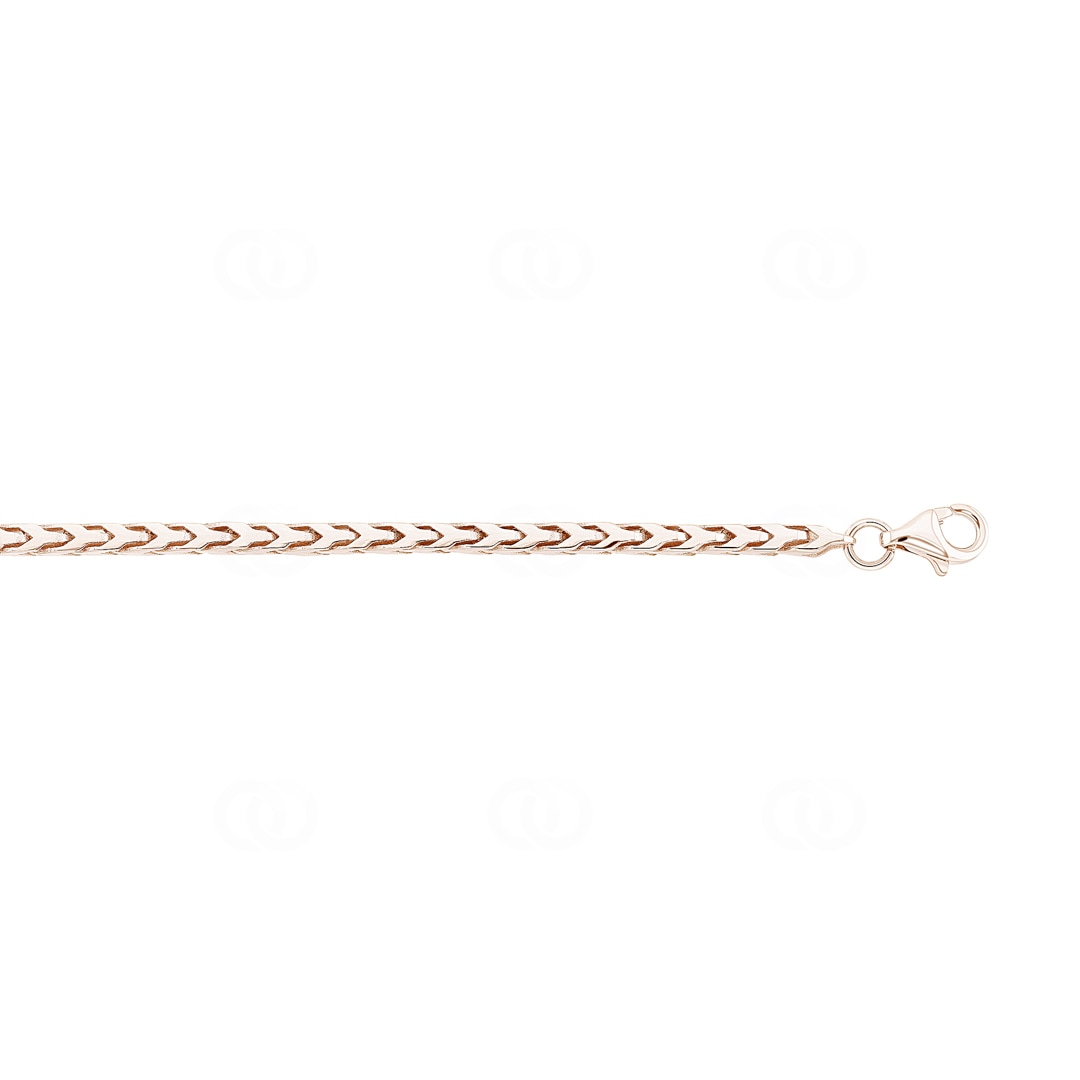 3mm Armband 750/18 K Roségold