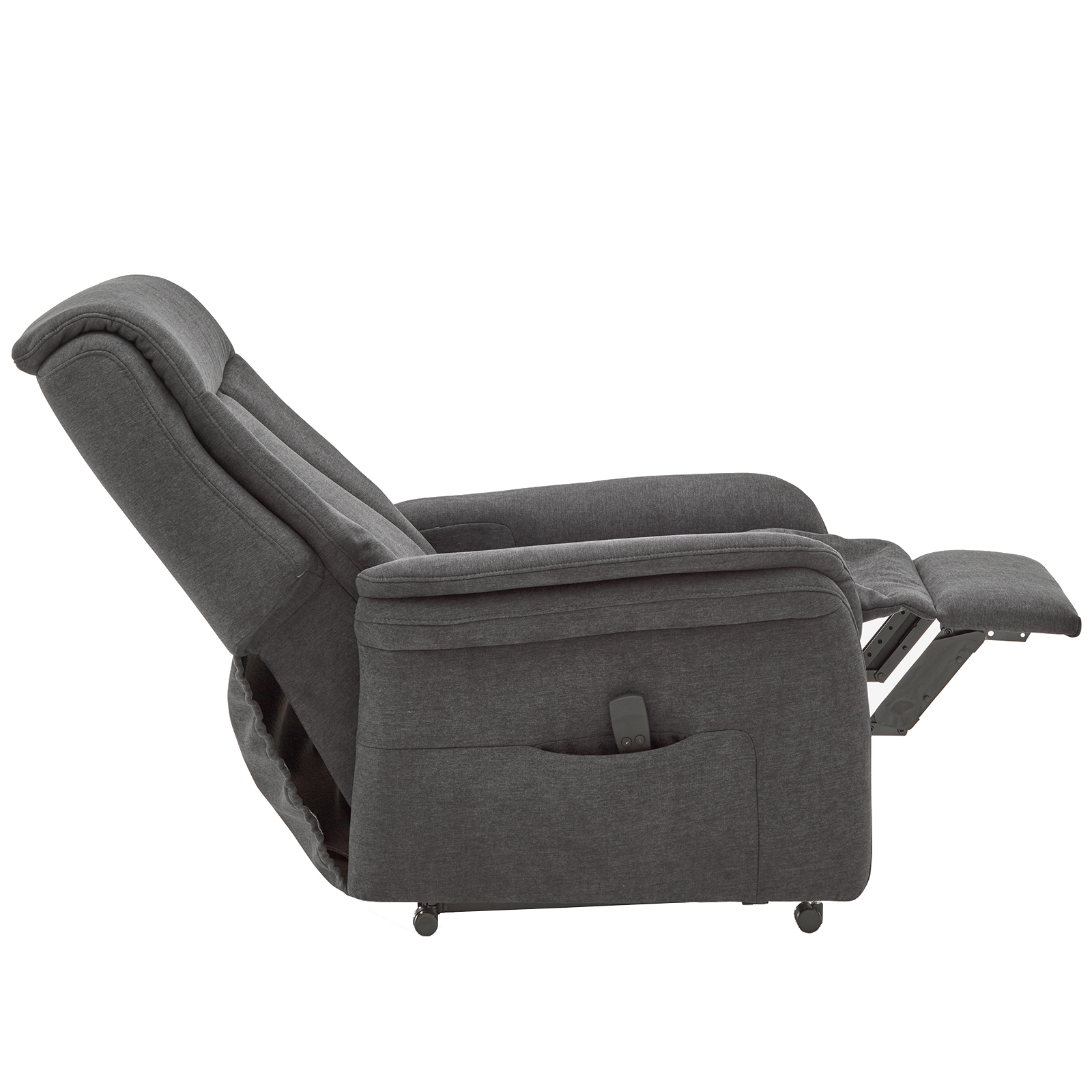 Relaxsessel - anthrazit - mit E-Motor - large