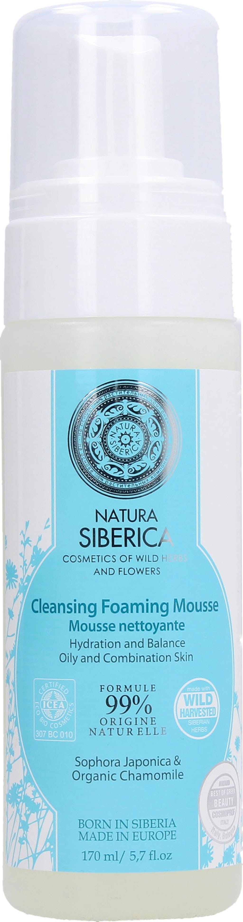 Natura Siberica  Cleansing Foaming Mousse, 170 ml