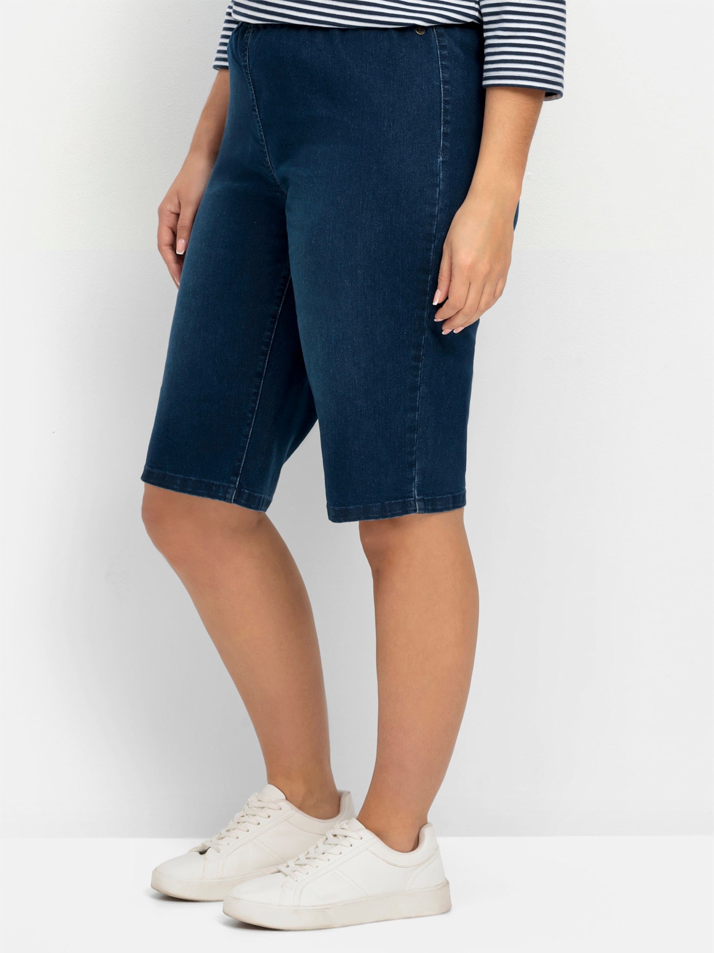 Sheego Jeansbermudas 2 Stk. tlg.