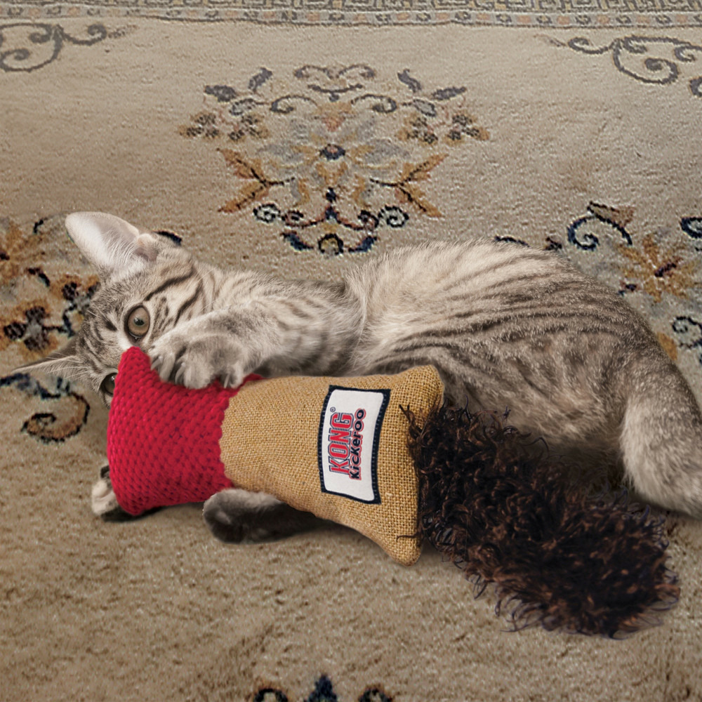 Coussin de jeu kong 40.6 x9.5 x 5 cm pour chat