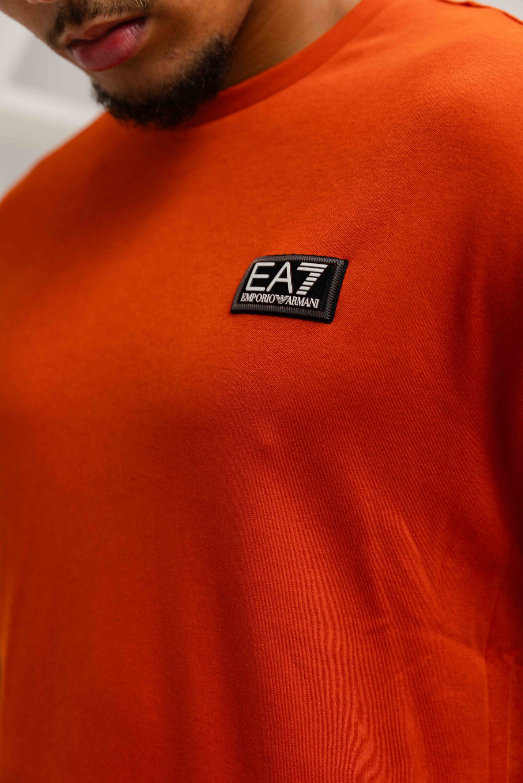 EA7 Emporio Armani 7M000516 T-Shirt Heren Oranje