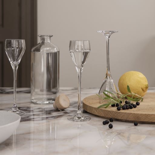 Holmegaard Perfection Snapseglas, Klar, 5,5 cl