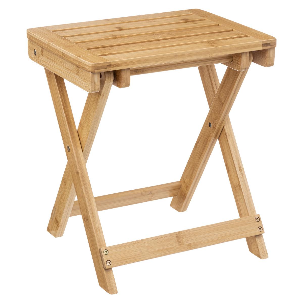 TABOURET PLIANT BAMBOU