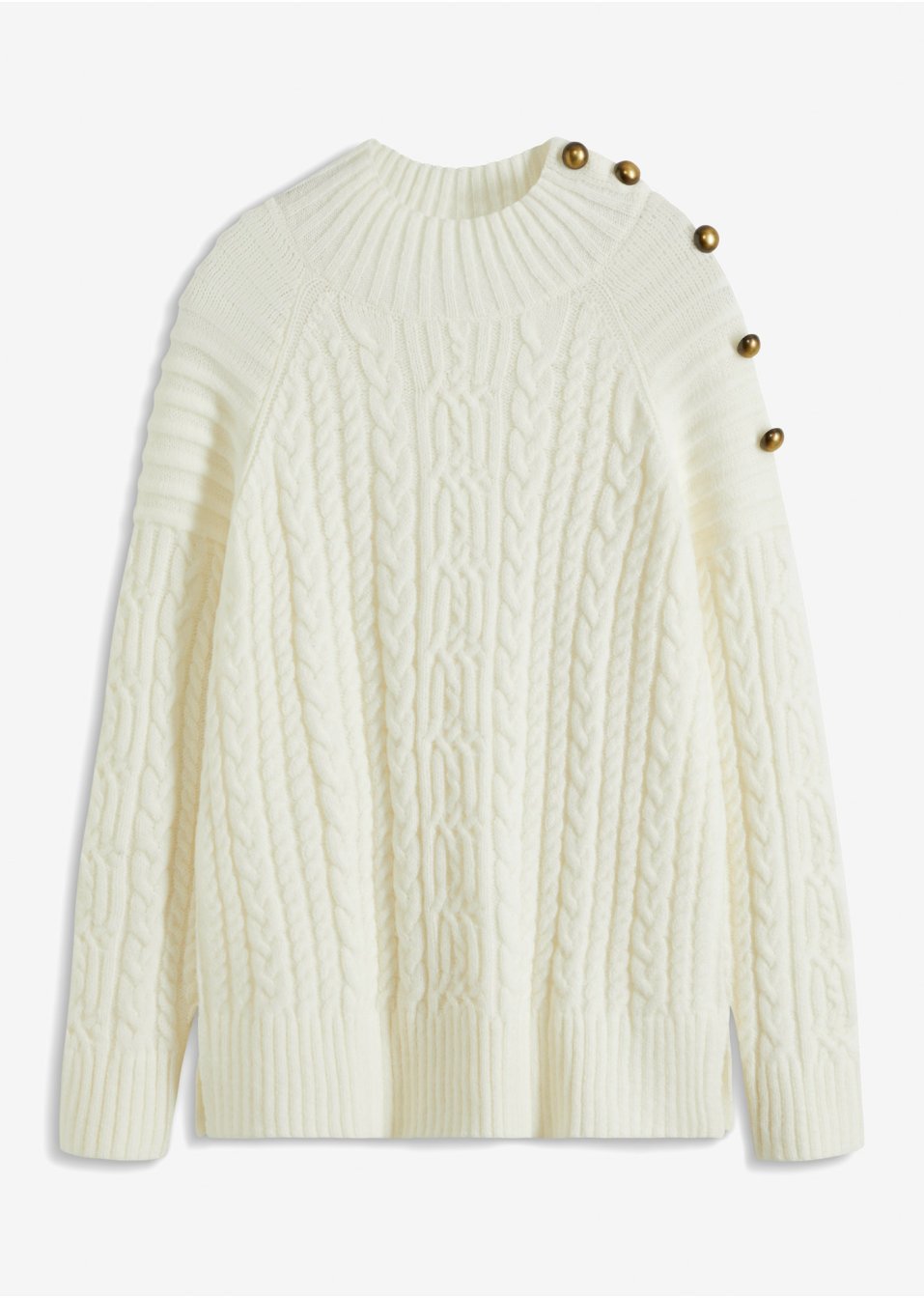 Pull à motif torsadé
