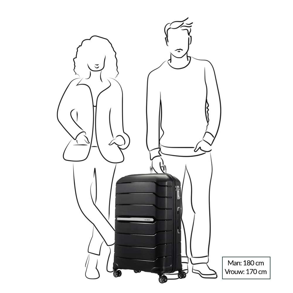 Samsonite Flux Spinner 75 Expandable navy blue