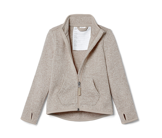 Kleinkind-Strickfleecejacke