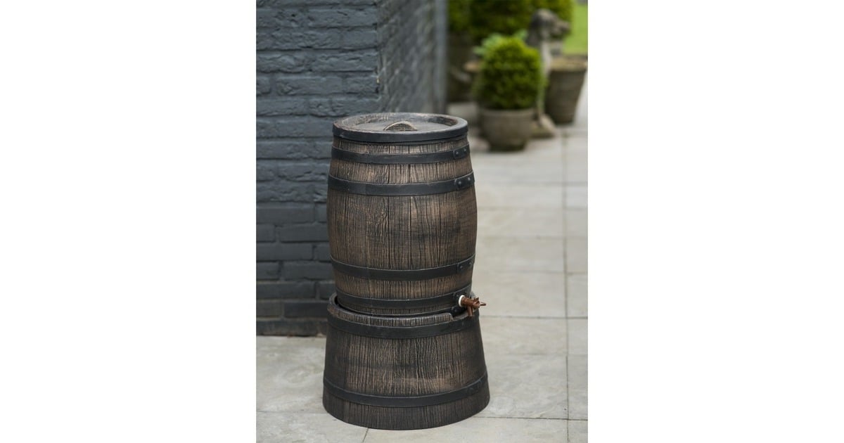 NatureHoutlook regenton  (Houtkleur, 120 liter)