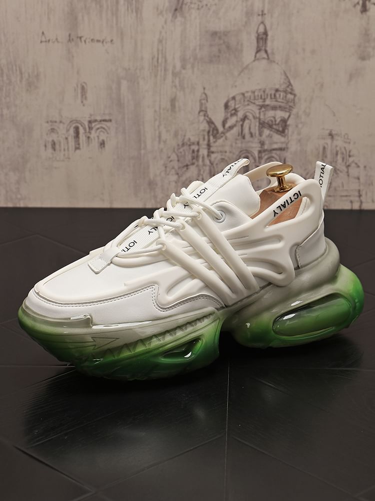 Mr Ozera - Platform Two Tone veterschoenen