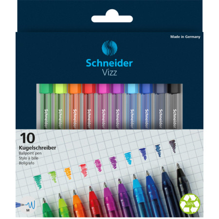 Schneider Vizz 10er-Etui Kugelschreiber - M