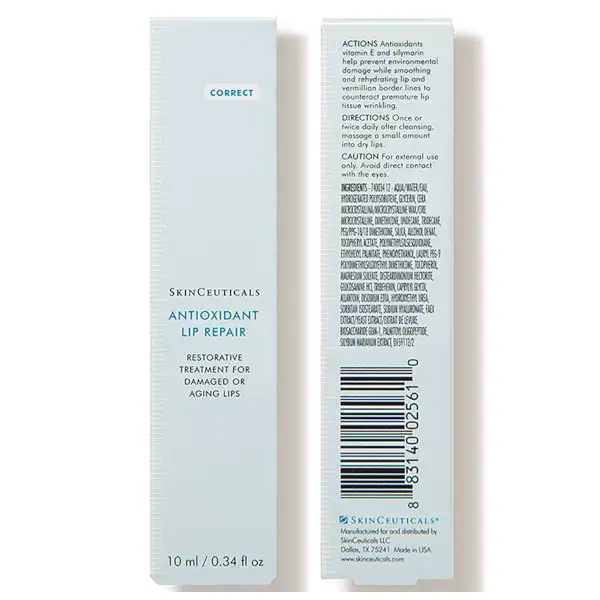 SkinCeuticals Antioxidantes Reparador Labial Antienvelhecimento 10ml