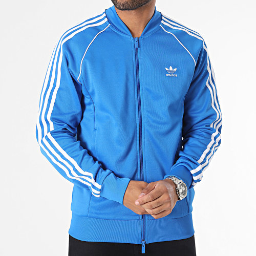Veste Zippée A Bandes SST IL2493 Bleu