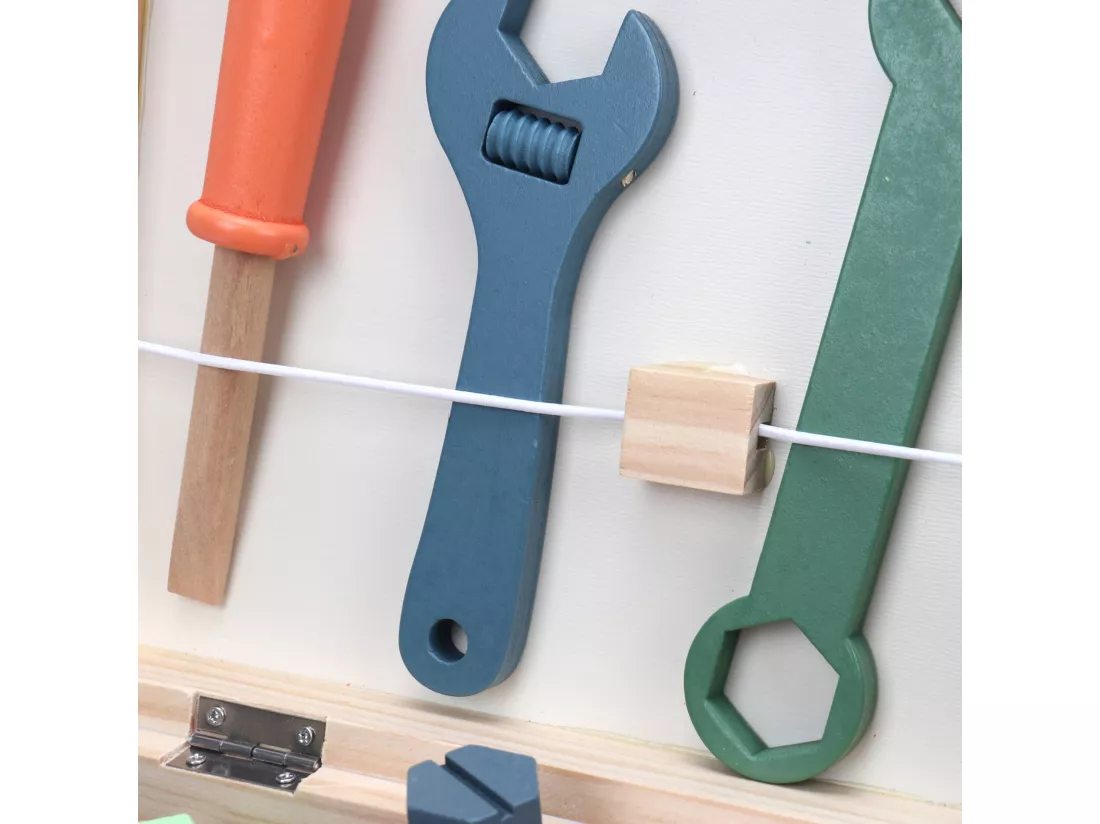 Jeu de Valise à Outils pour Enfants Subeir À partir de 3 ans Bois Multicolore 6x29,5x22,5
