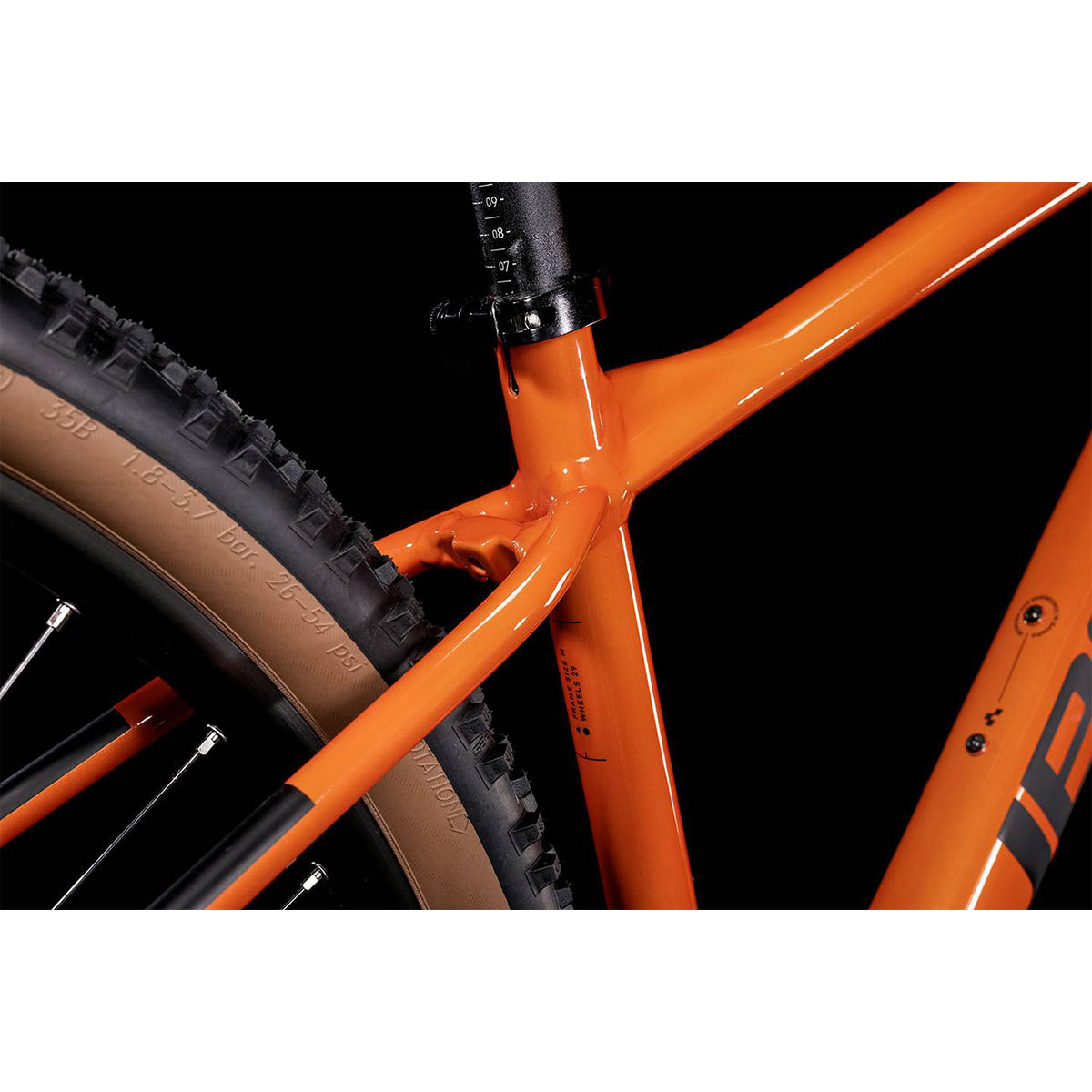 Cube Attention 29 Mountainbike Oranje/Zwart