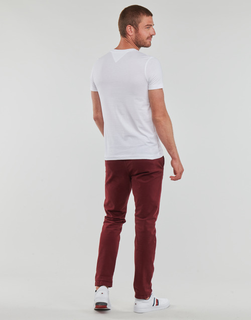 Tommy Hilfiger - RWB MONOTYPE CHEST STRIPE TEE - Blanc