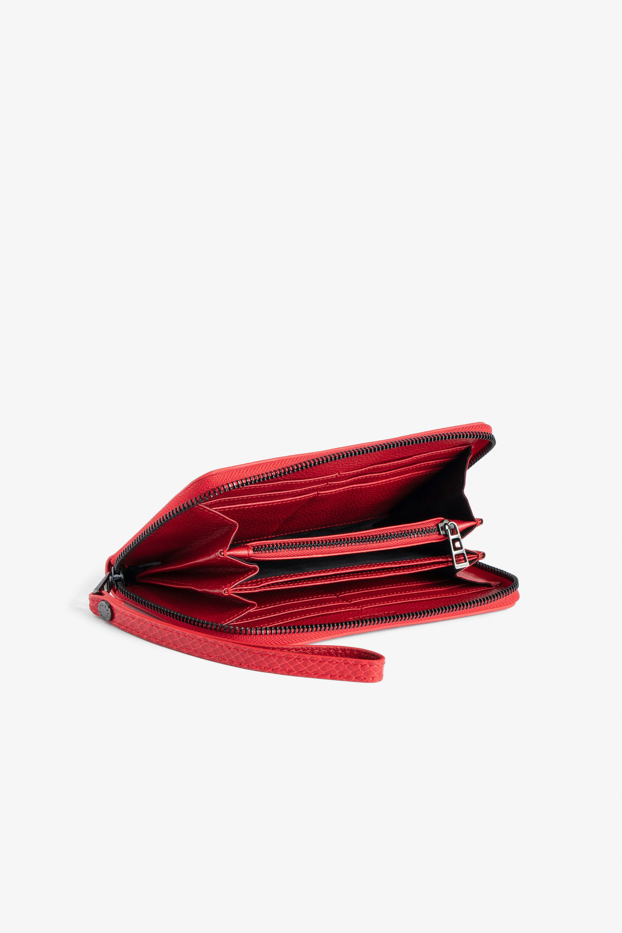 Portefeuille Compagnon Glossy Wild Embossé
