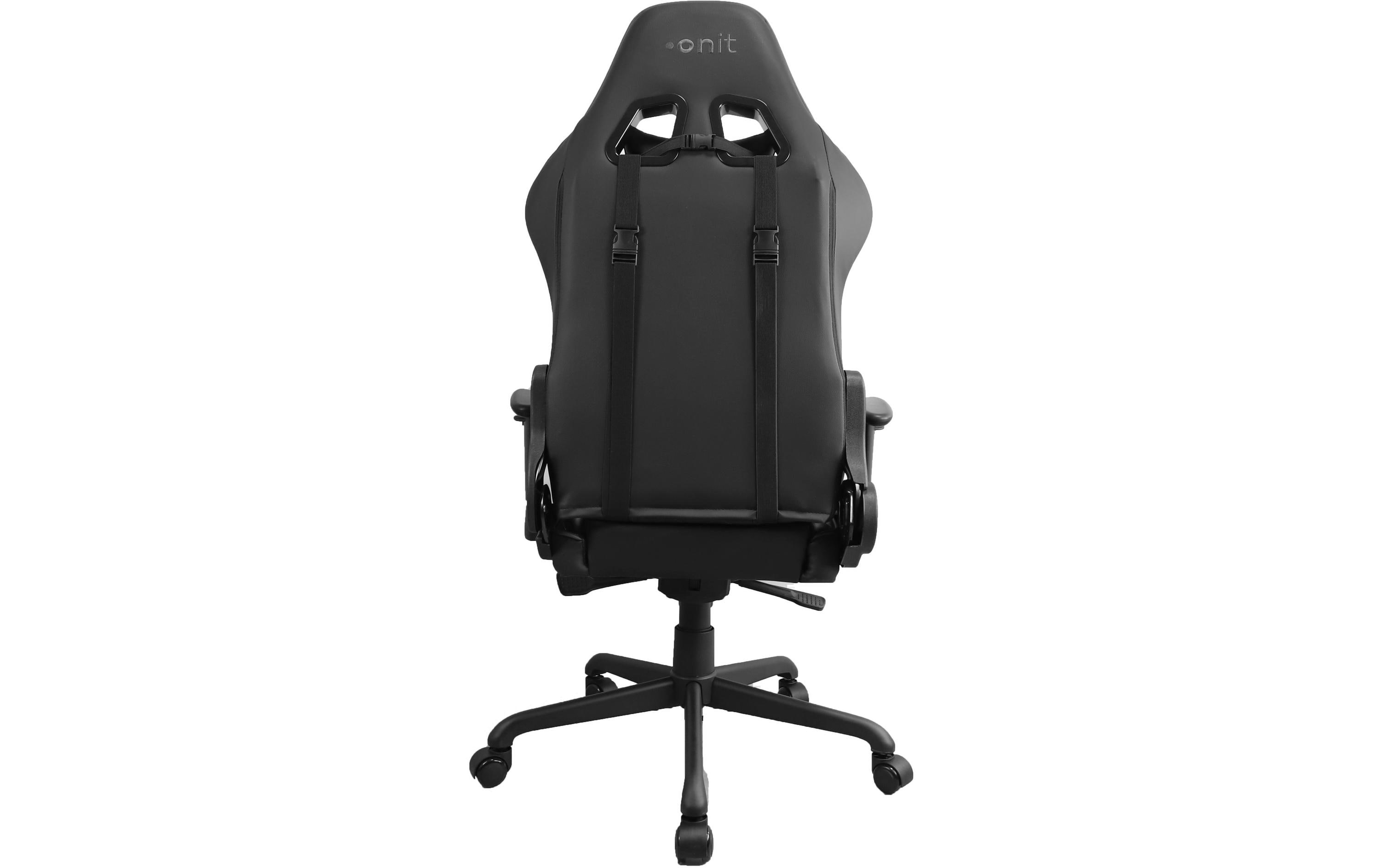 Gaming-Stuhl Deepblack Schwarz<br>Bürostuhl für lange Gaming-Sessions und Arbeitstage