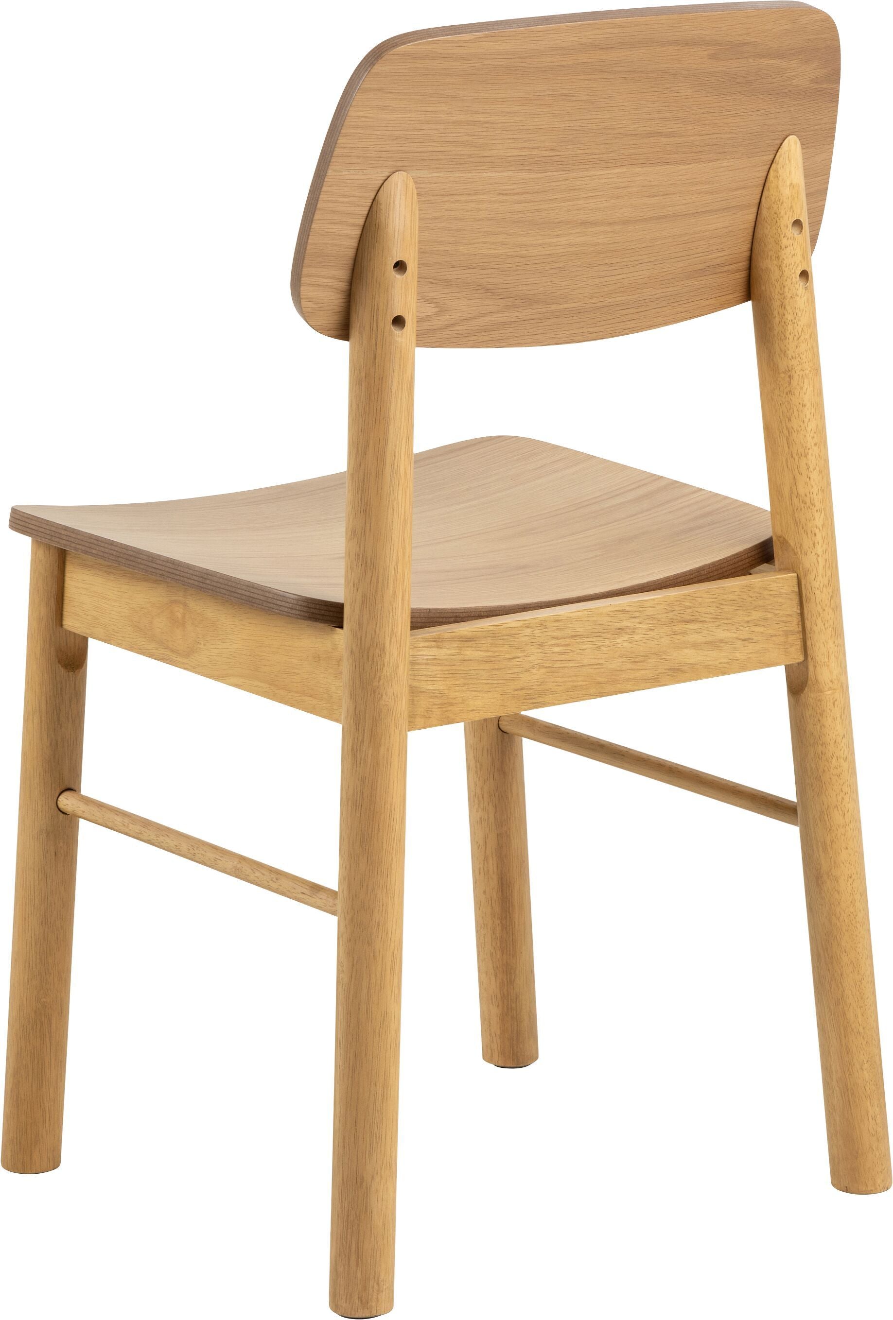 MARA Stuhl - Eiche furniert / B: 44.0 cm x T: 47.5 cm x H: 80.0 cm