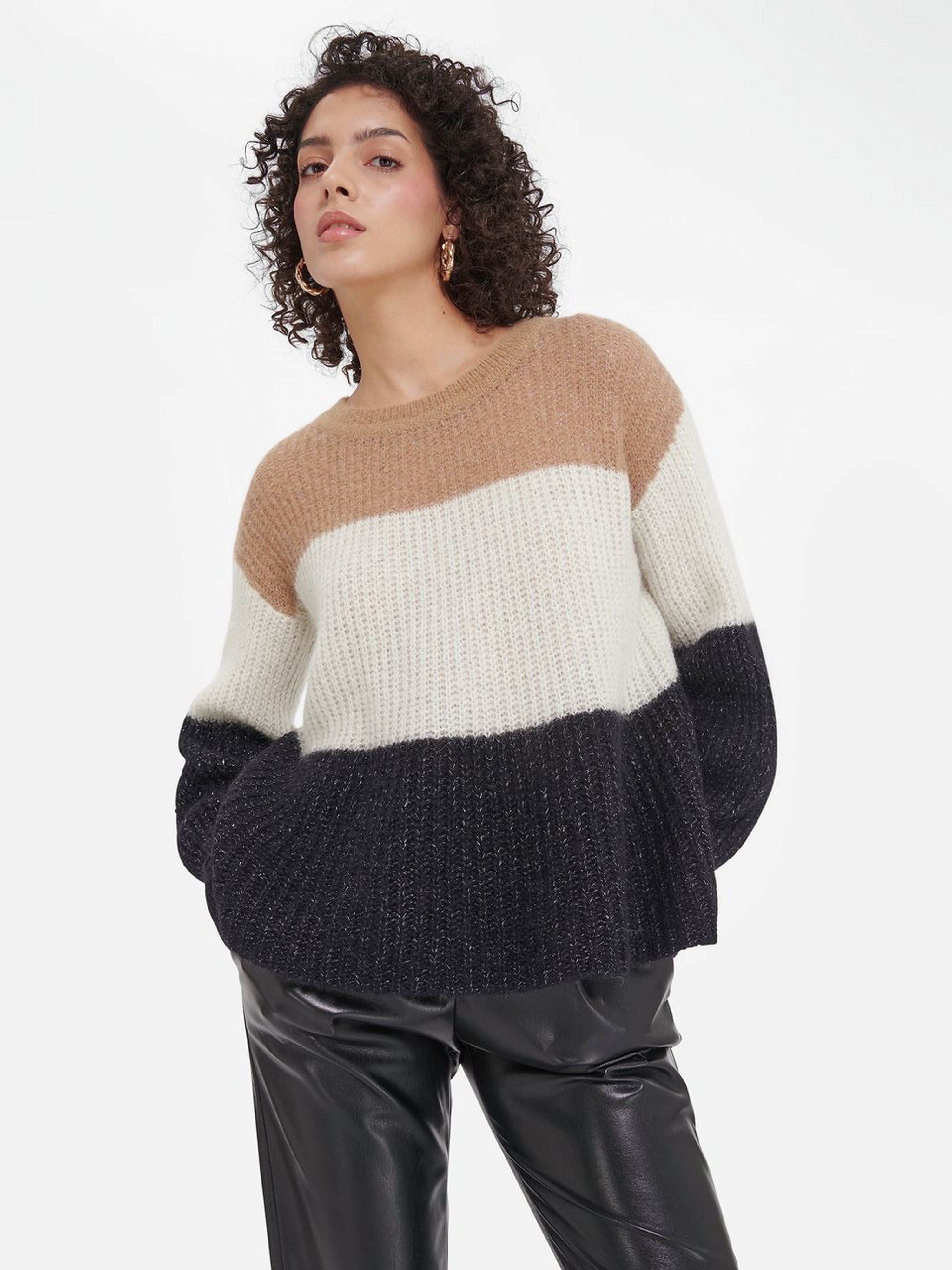 Rundhals-Strickpullover „Fuoline“