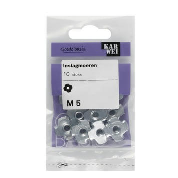 KARWEI inslagmoer M5 (10 stuks)