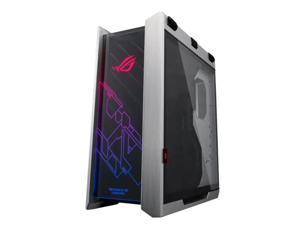 ASUS ROG Strix Helios - White Edition - tower - udvidet ATX - sidepanel med vindue (glas) - ingen strømforsyning (ATX) - hvid udgave - USB/Lyd