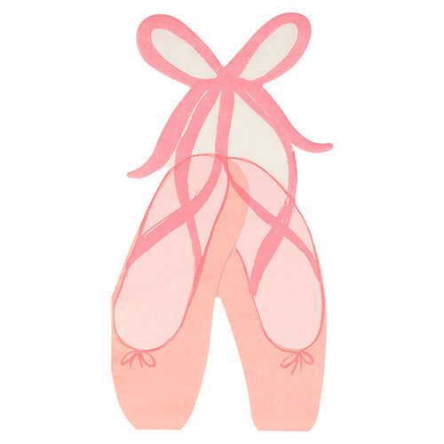 Meri meri servetten balletschoenen - 16st