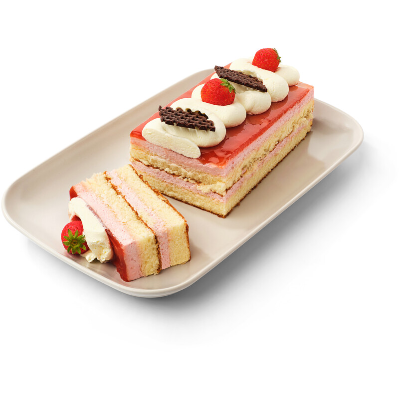 AH Aardbeien bavarois schnitte
