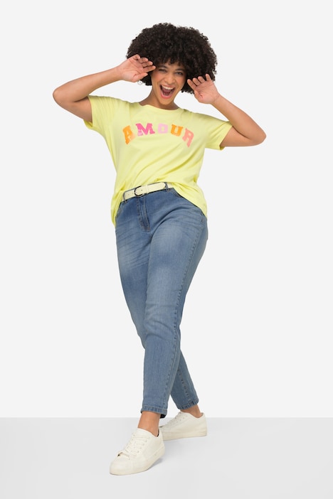 Boyfriend-Jeans, weit geschnitten 5-Pocket