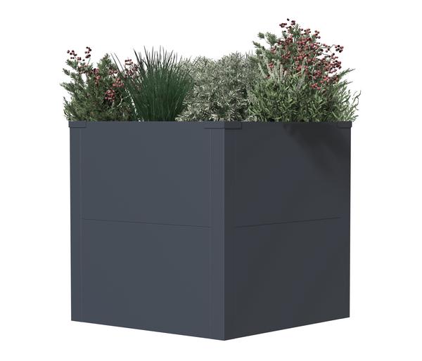 Westmann Metall-Pflanzkasten Talus, anthrazit