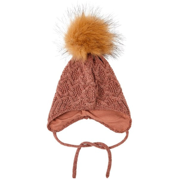 Uld Cognac Rilla Strik Hue - Name it → Luksusbaby.dk