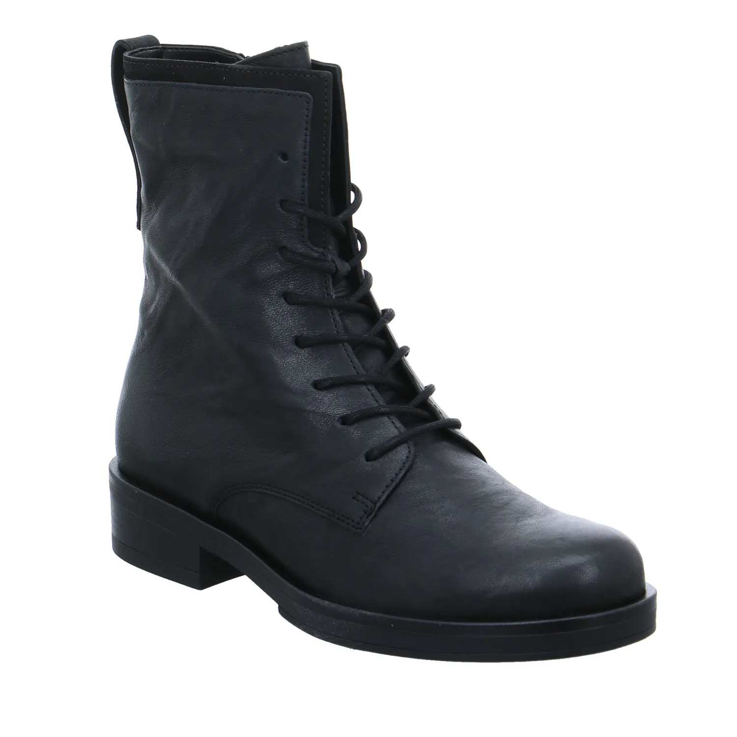 GABOR Boot Schwarz Leder  mit Wechselfussbett