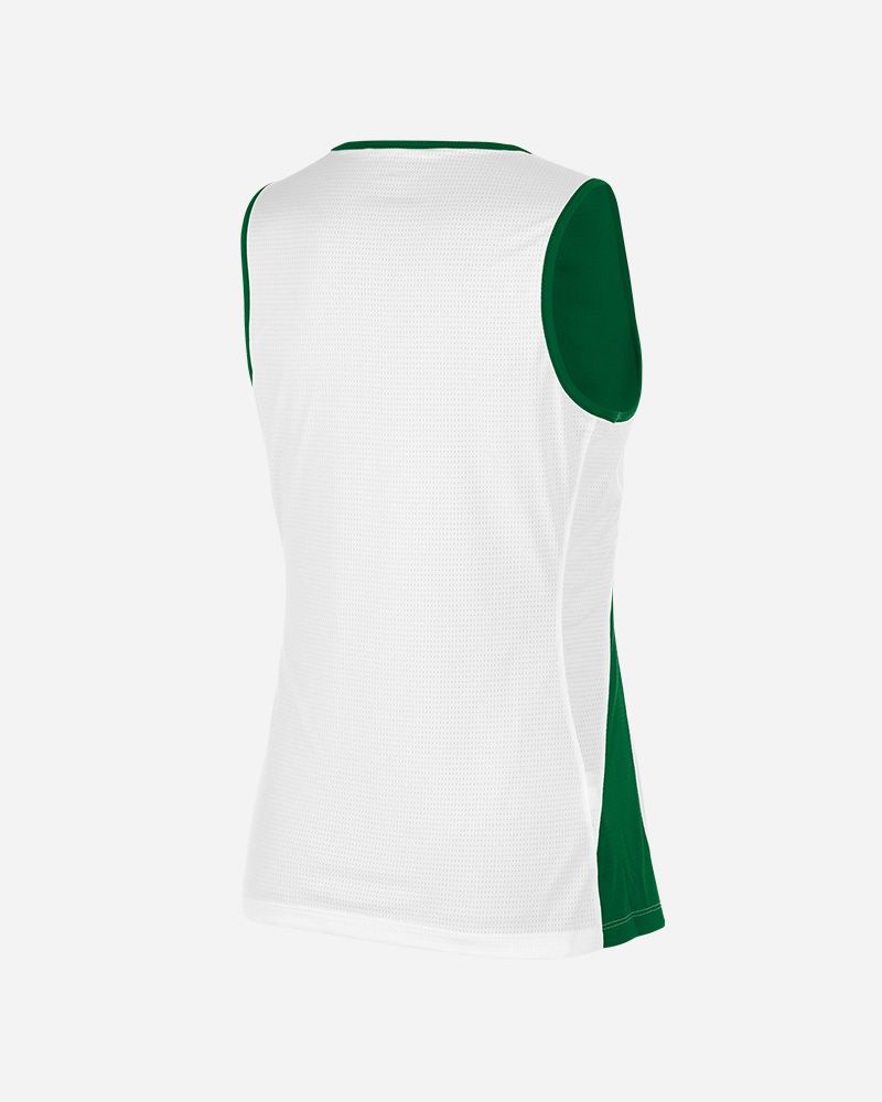 Maillot de basket reversible Nike Team Vert & Blanc pour femme