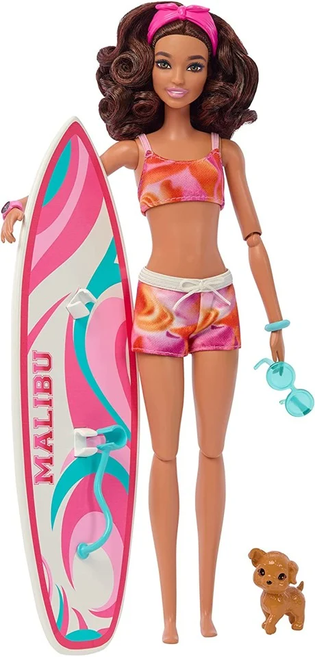 Barbie - Surfdukke og tilbehør (HPL69)