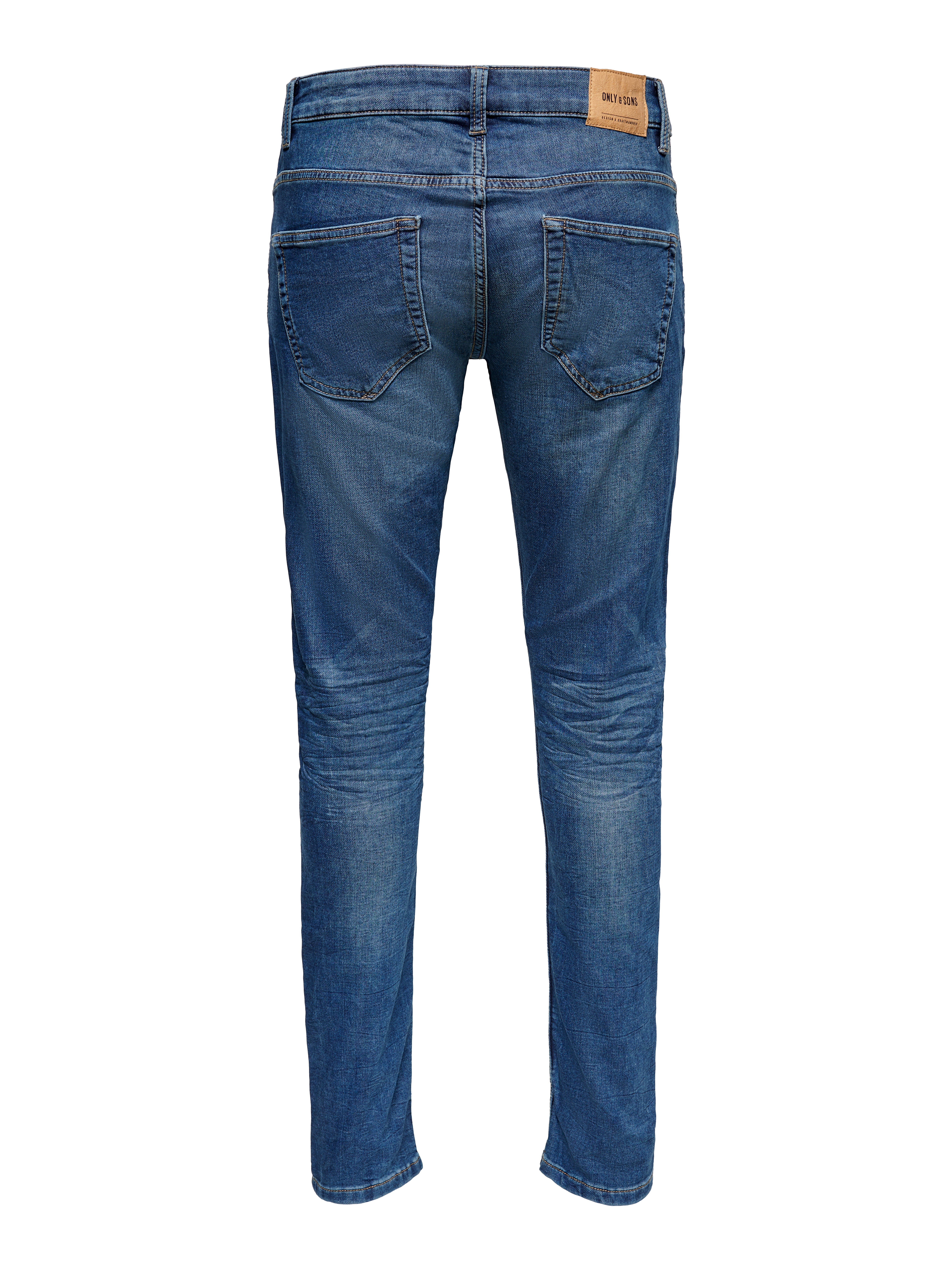 ONSLOOM Mid Rise Slim Fit Jeans Blue Denim